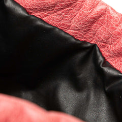 Lambskin Motocross Move On Drawstring Pouch