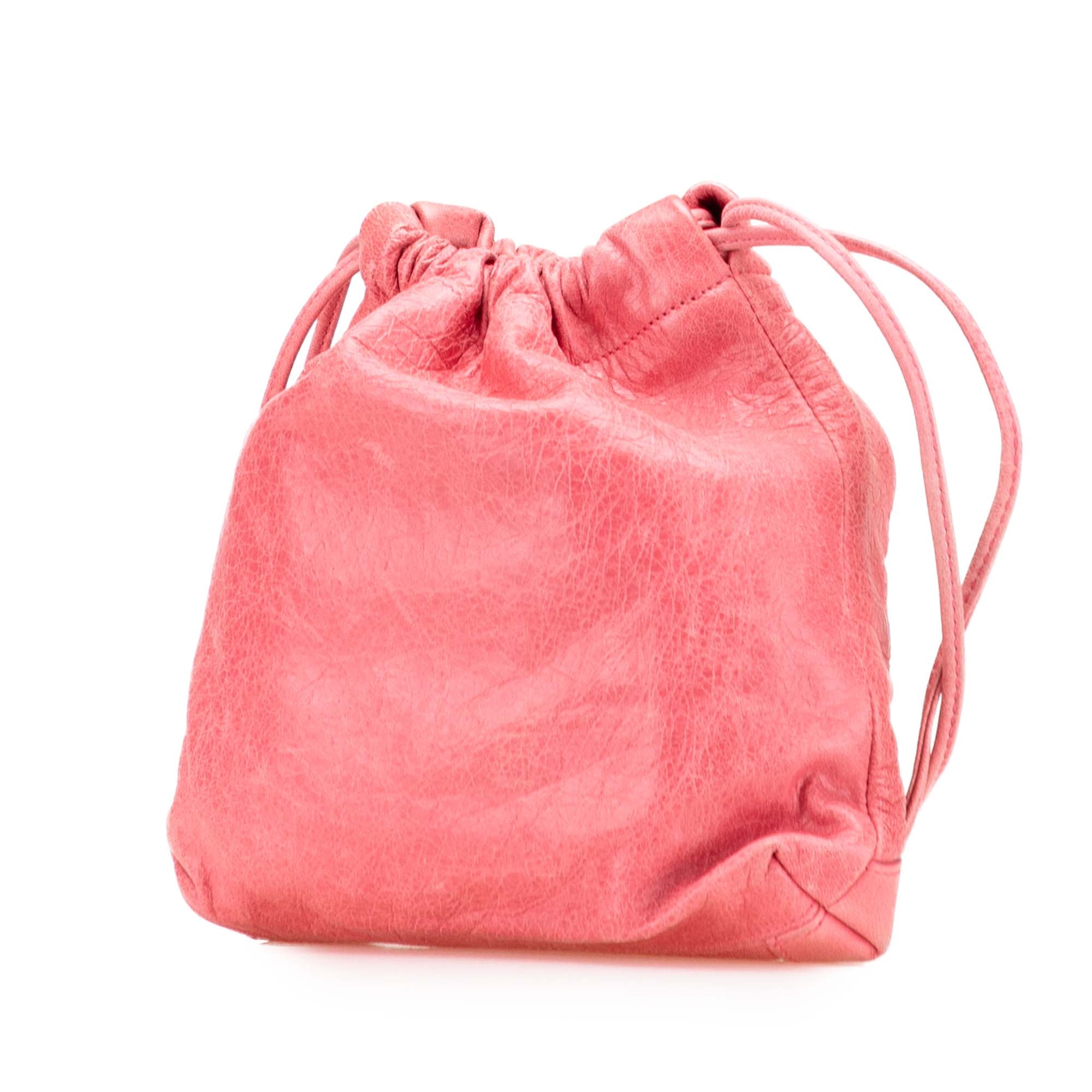 Lambskin Motocross Move On Drawstring Pouch