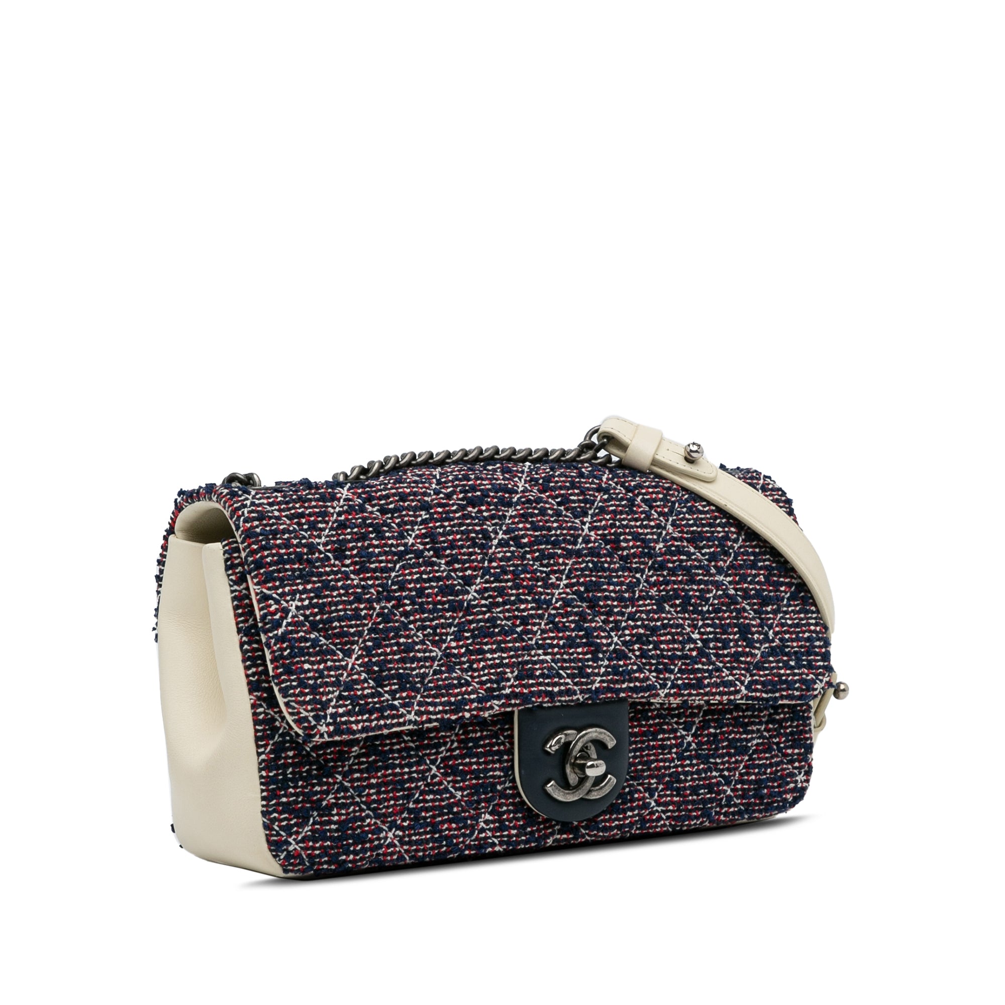 Small Classic Tweed Flap Bag