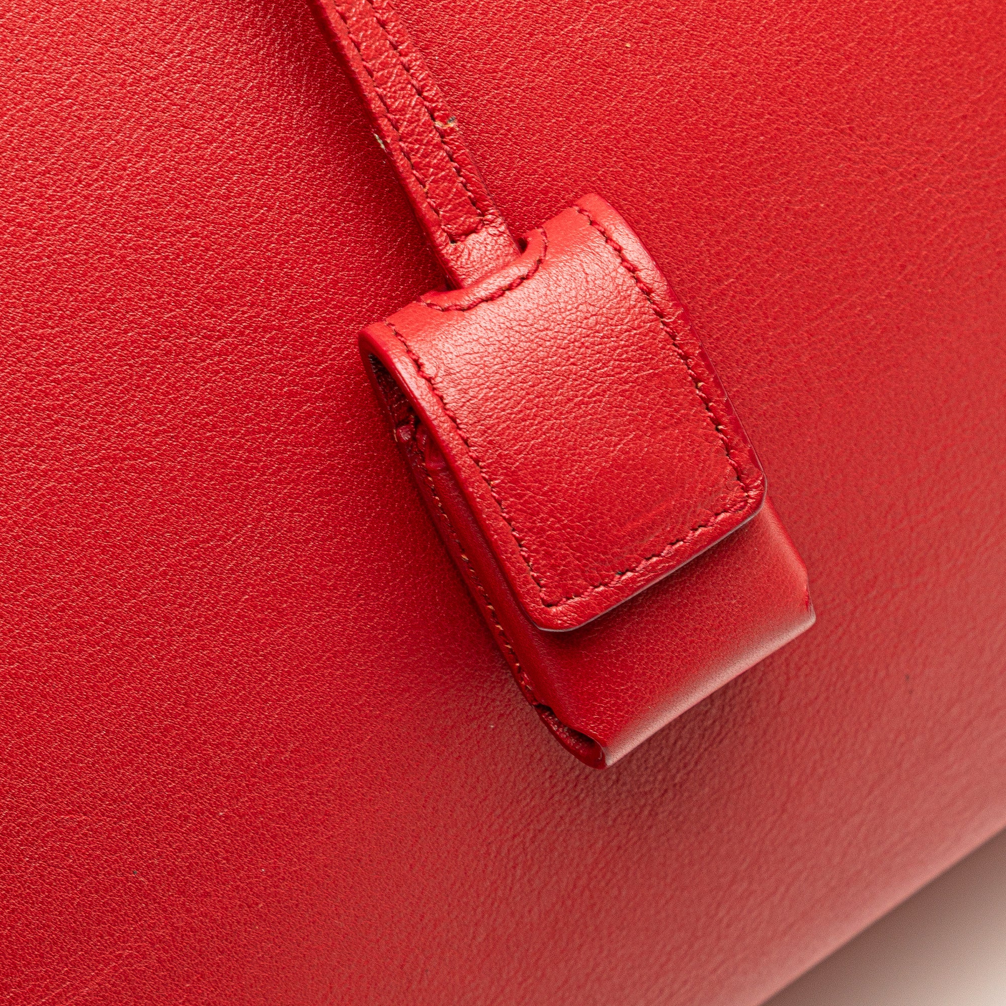 Small Leather Sac De Jour Satchel