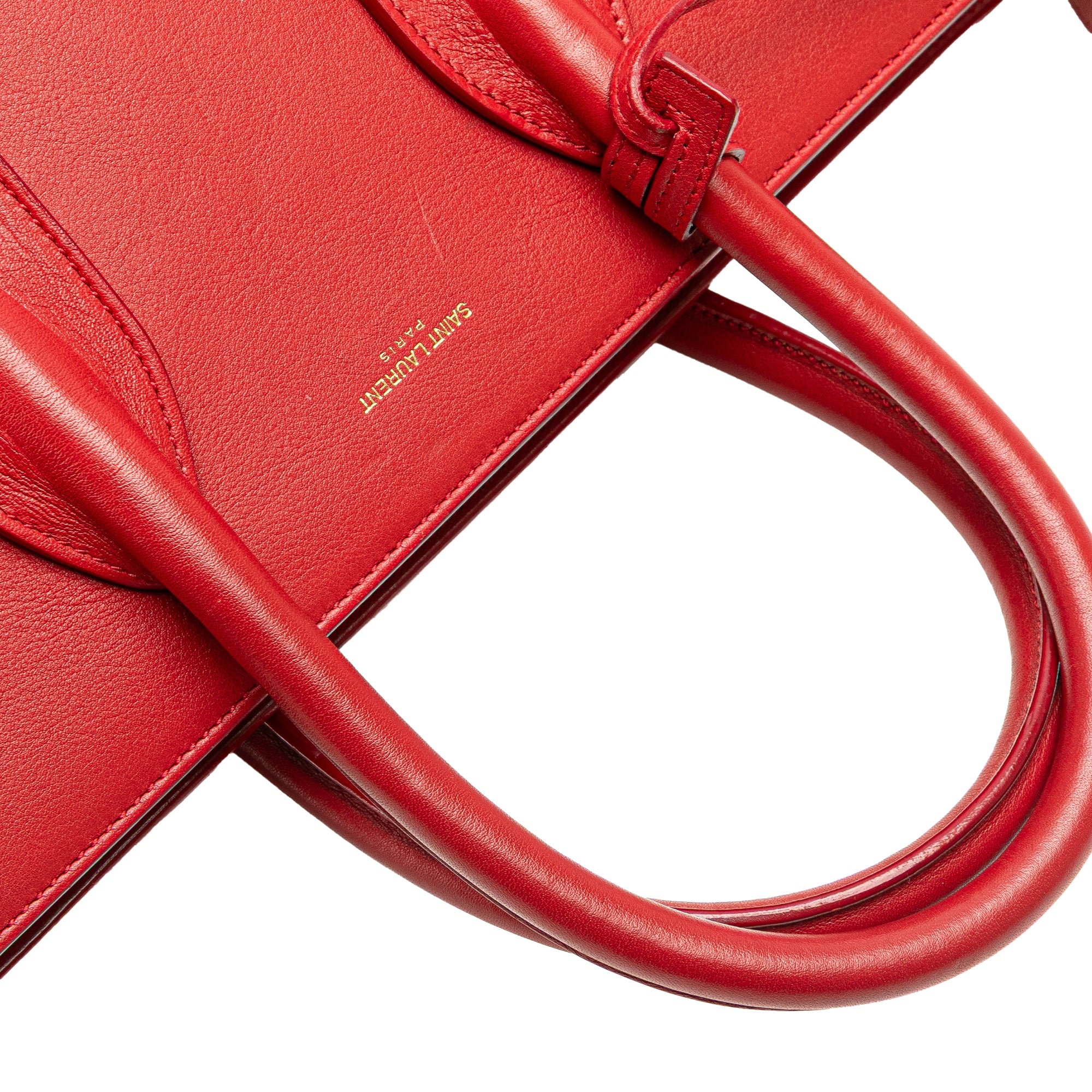 Small Leather Sac De Jour Satchel