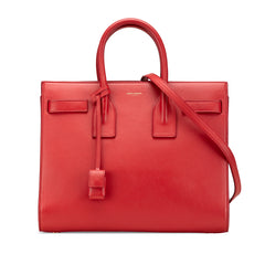 Small Leather Sac De Jour Satchel