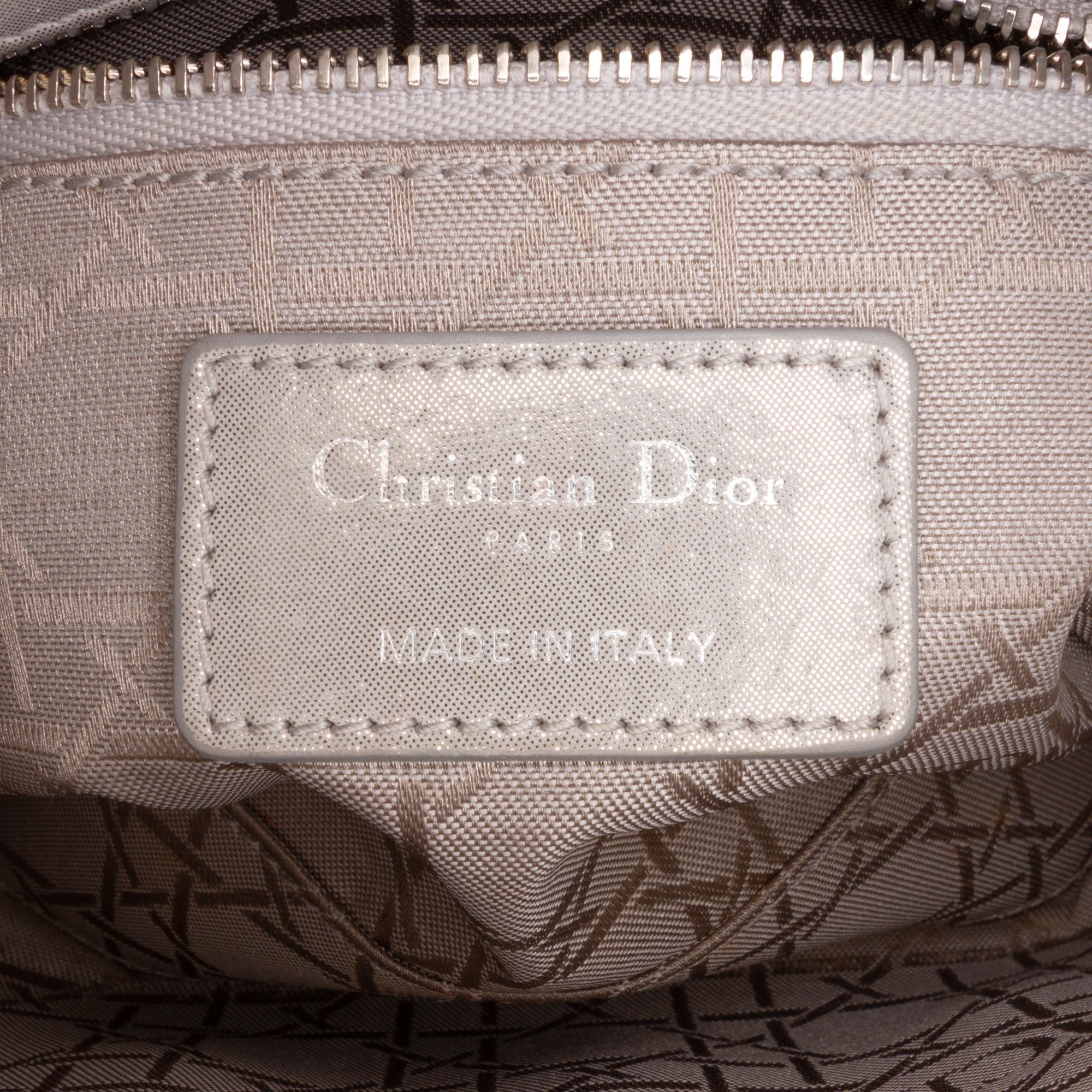 Mini Iridescent Lambskin Cannage Lady Dior