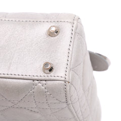 Mini Iridescent Lambskin Cannage Lady Dior