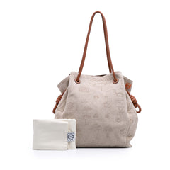 Medium Canvas Flamenco Knot Tote