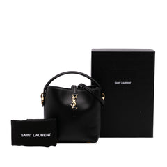 Mini Shiny Calfskin Le 37 Bucket Bag