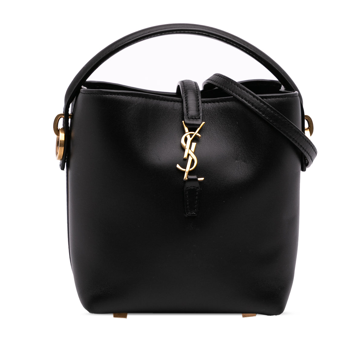 Mini Shiny Calfskin Le 37 Bucket Bag