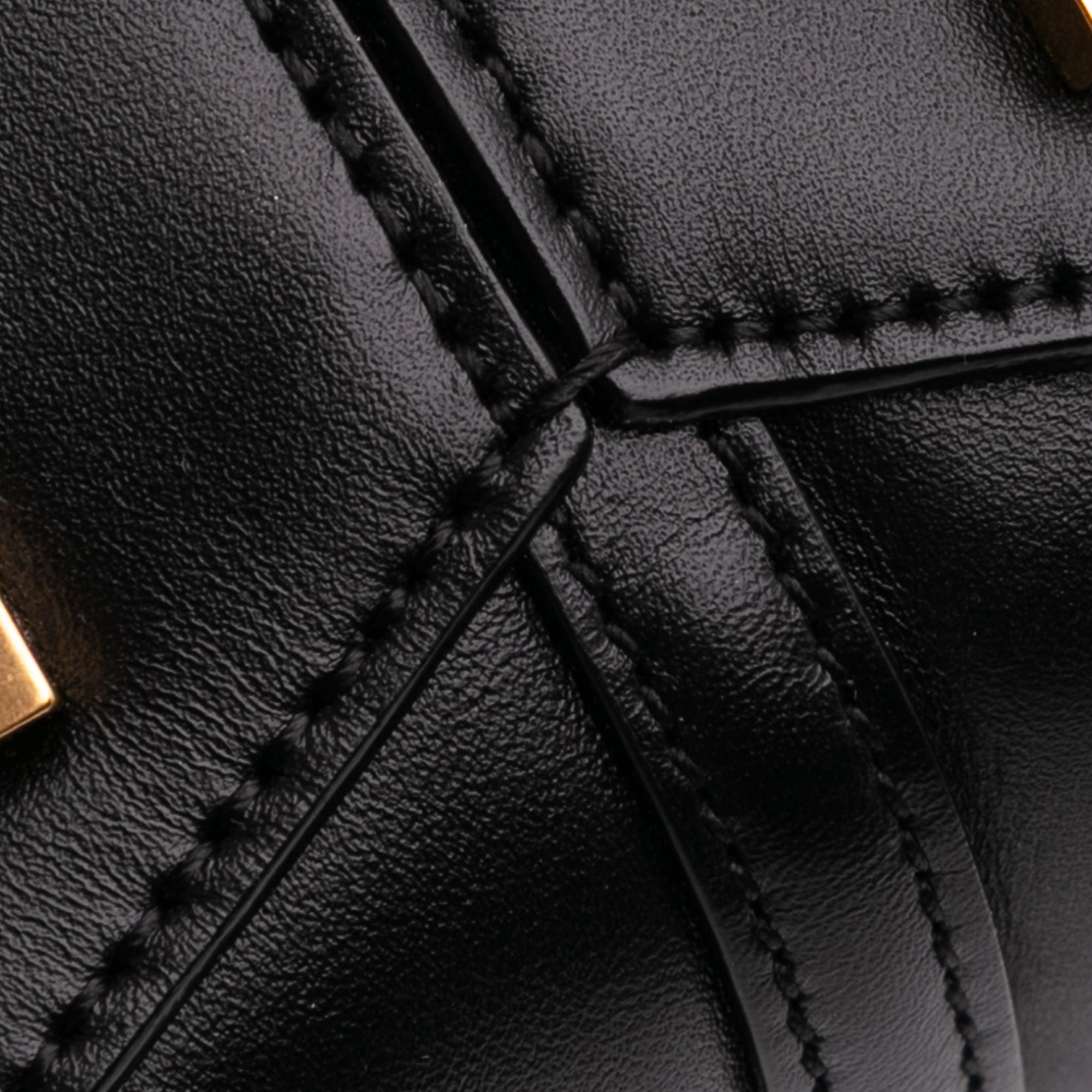 Mini Shiny Calfskin Le 37 Bucket Bag