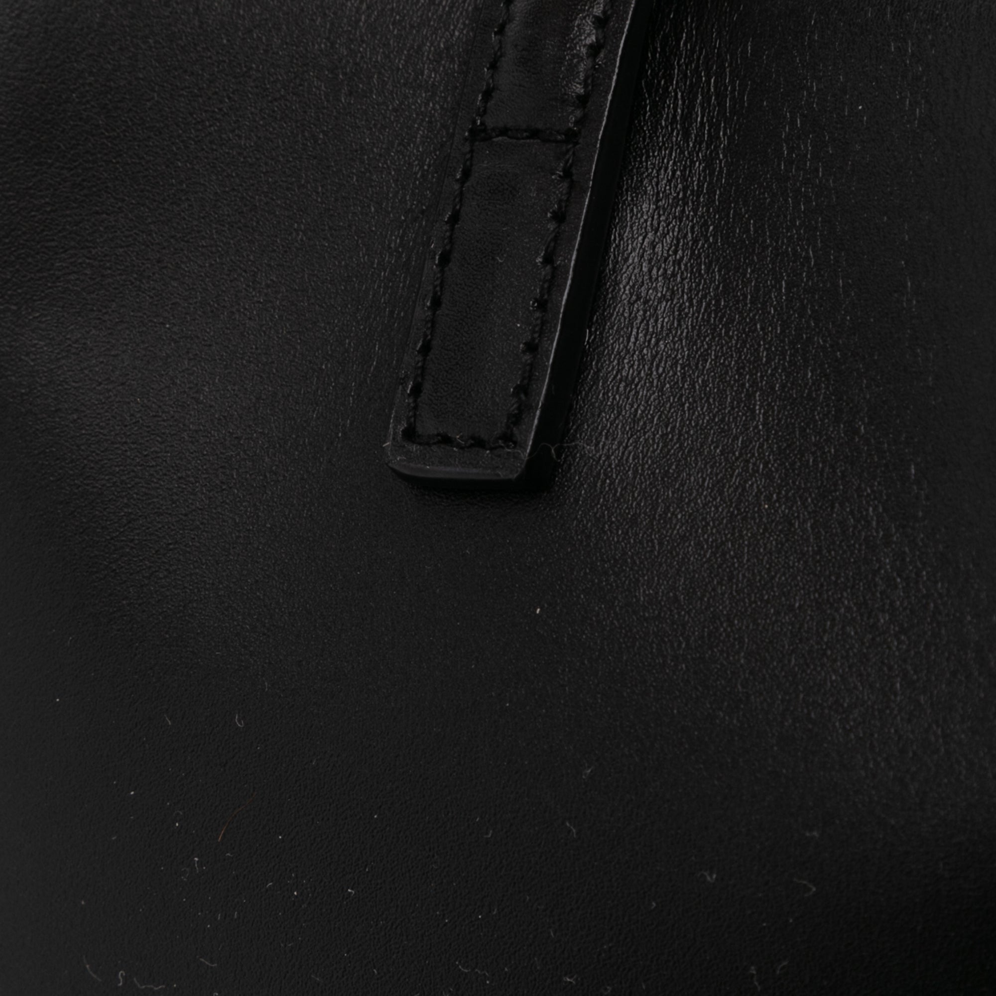 Mini Shiny Calfskin Le 37 Bucket Bag