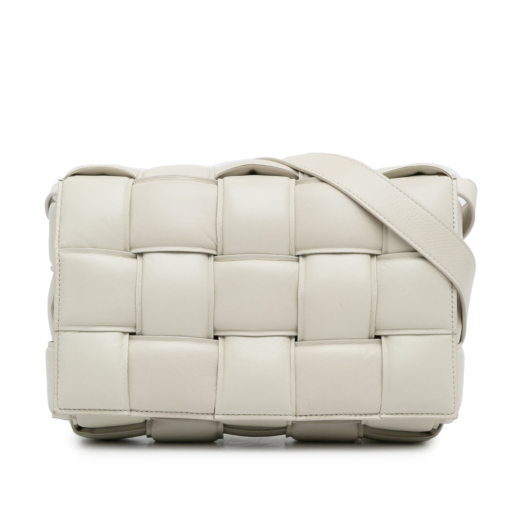 Nappa Intrecciato Padded Cassette Crossbody