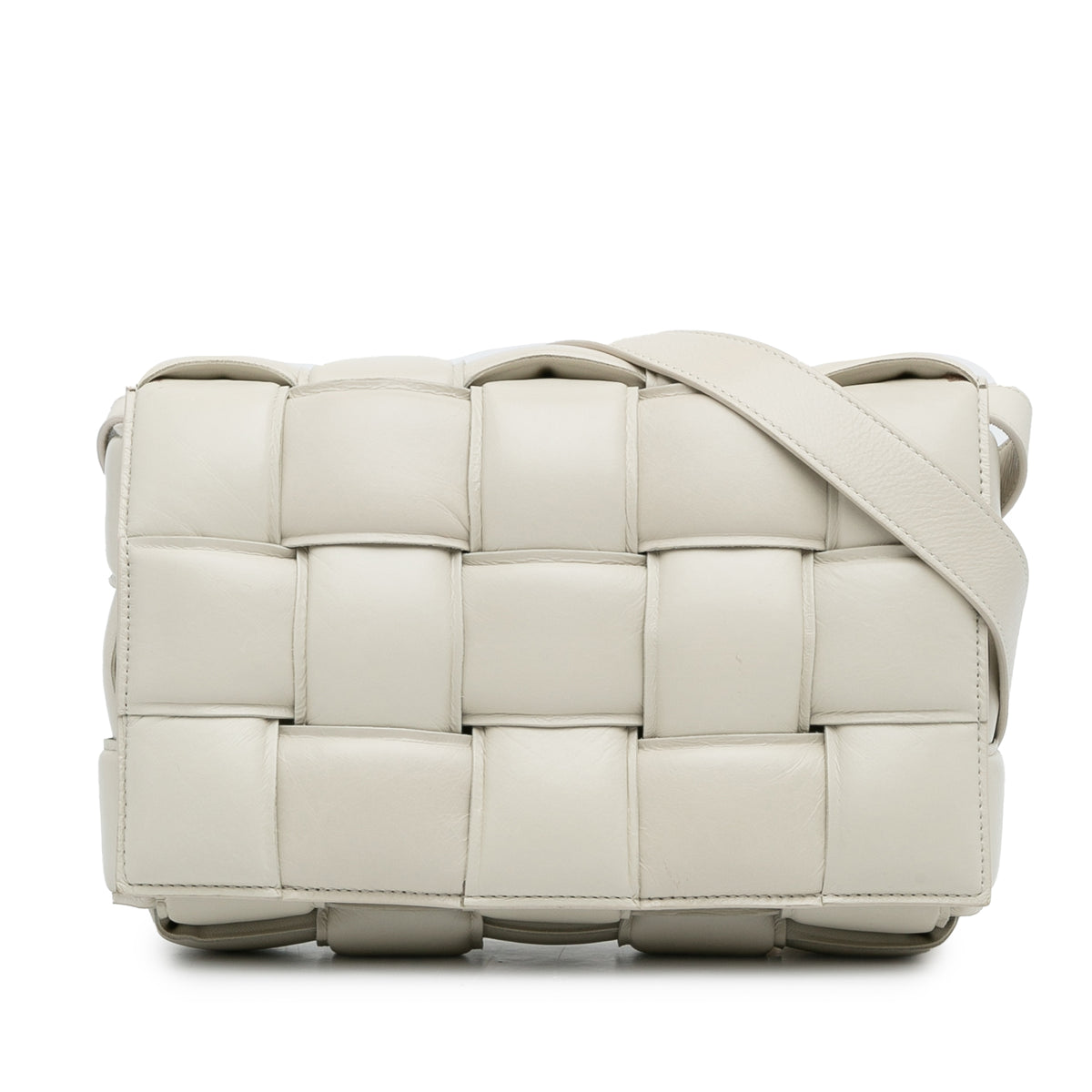 Nappa Intrecciato Padded Cassette Crossbody