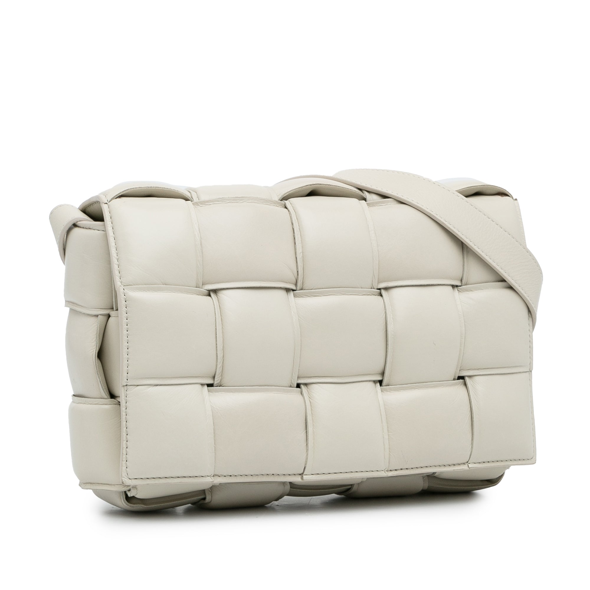 Nappa Intrecciato Padded Cassette Crossbody