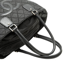 Paris New York Quilted Nylon Tote