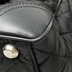 Paris New York Quilted Nylon Tote