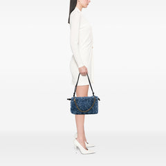 Medium Denim Flamenco Purse