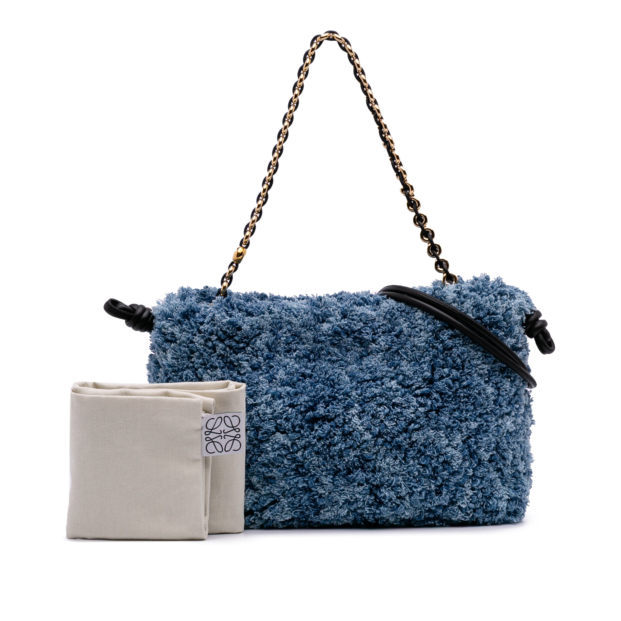 Medium Denim Flamenco Purse