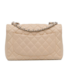 Jumbo Classic Caviar Single Flap Bag