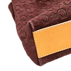 C Macadam Suede Handbag