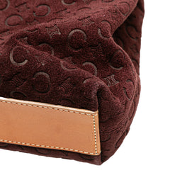 C Macadam Suede Handbag