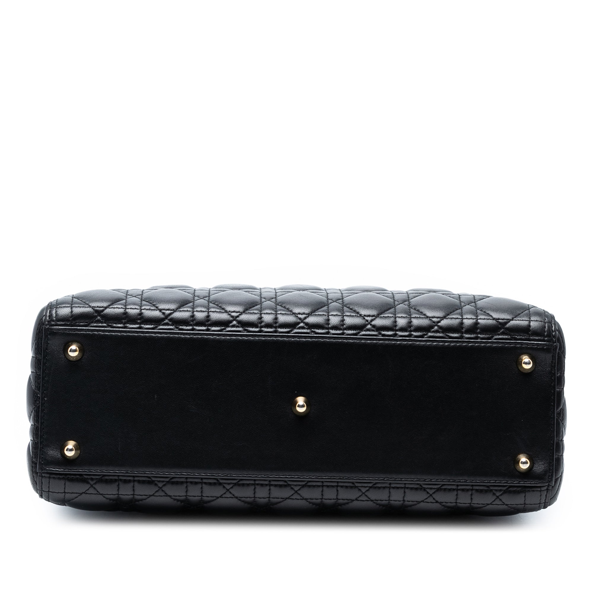 Large Lambskin Cannage Lady Dior