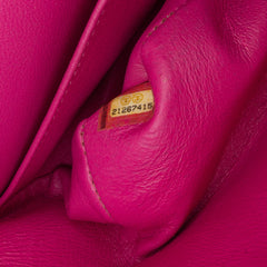 Medium Classic Chevron Lambskin Double Flap