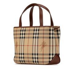 Haymarket Check Coated Canvas Handbag