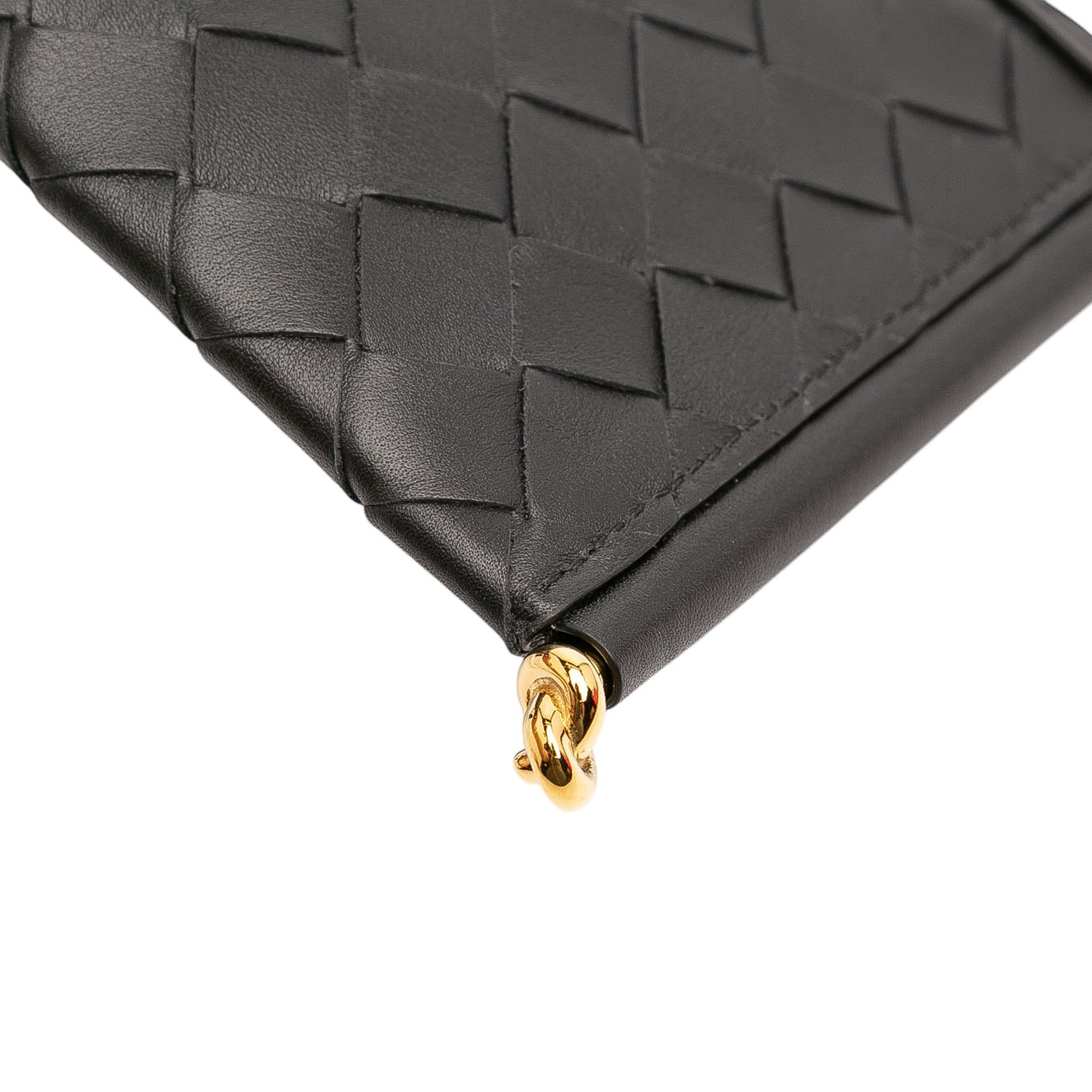 Calfskin Intrecciato Solstice Phone Pouch