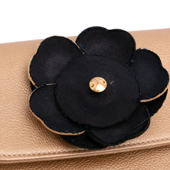 Small Quilted Lambskin Private Affair Camellia Flap