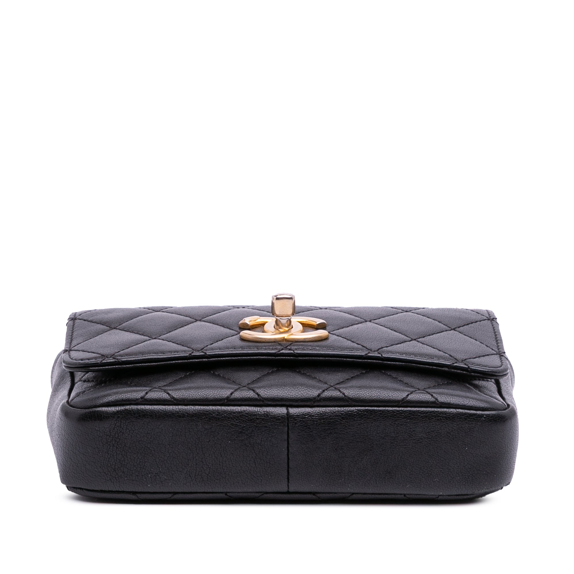 Small Quilted Lambskin Private Affair Camellia Flap