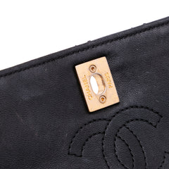 Small Quilted Lambskin Private Affair Camellia Flap