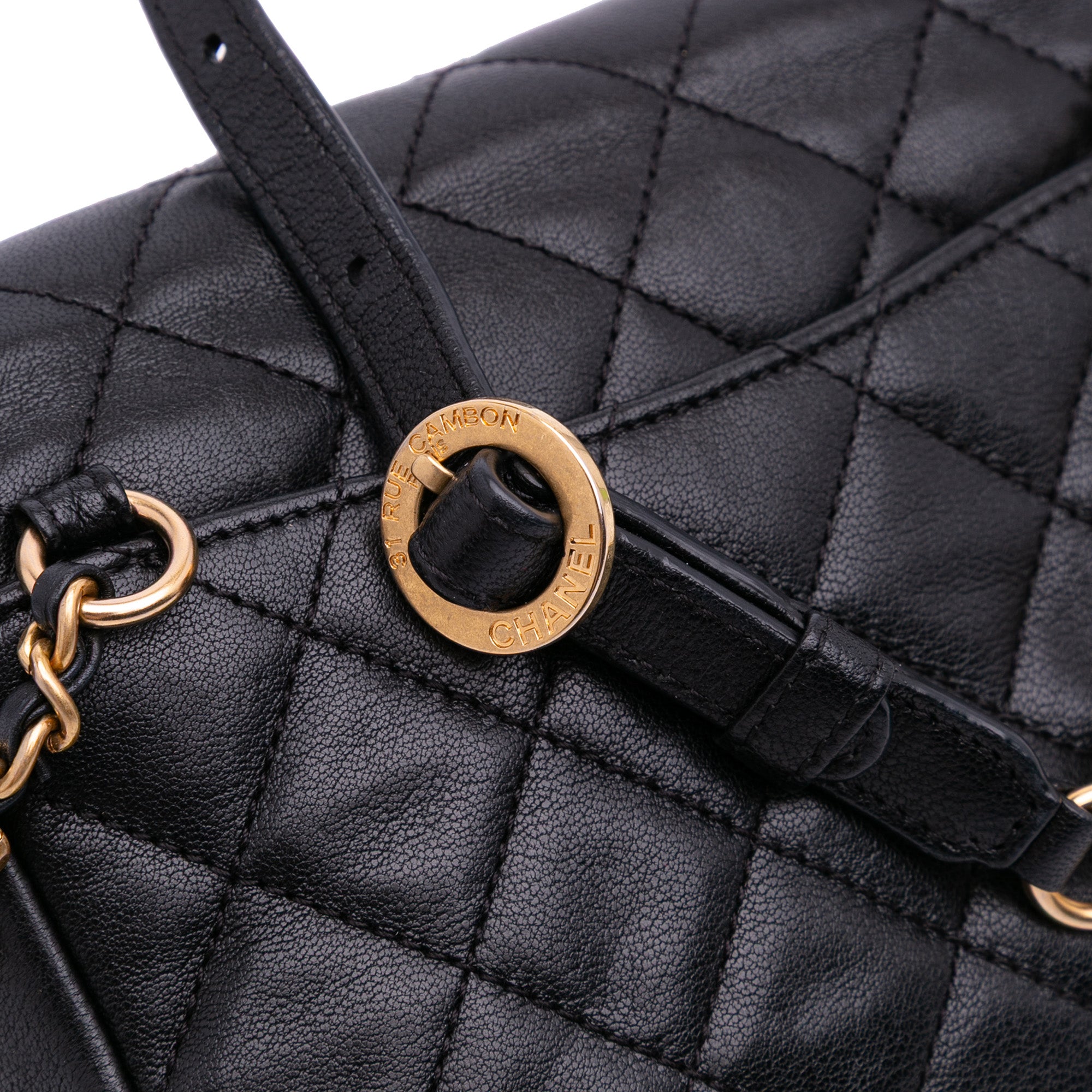Small Quilted Lambskin Private Affair Camellia Flap