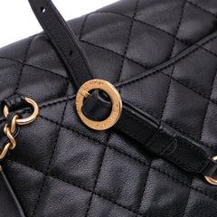 Small Quilted Lambskin Private Affair Camellia Flap