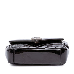 Baby Patent Chevron Classic Monogram Chain Bag