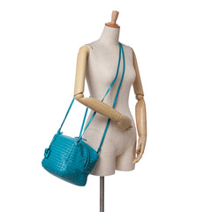 Nappa Intrecciato Cube Crossbody