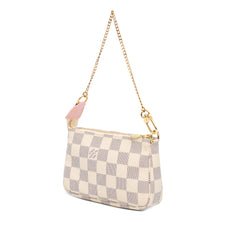 Damier Azur Christmas Birds Mini Pochette Accessoires