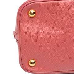 Medium Saffiano Lux Promenade Satchel