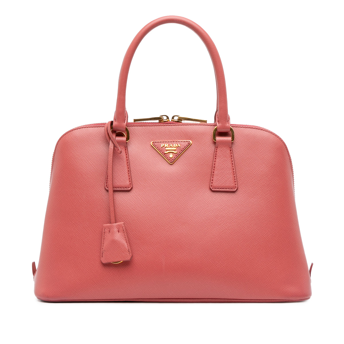 Medium Saffiano Lux Promenade Satchel