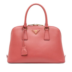Medium Saffiano Lux Promenade Satchel