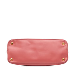 Medium Saffiano Lux Promenade Satchel