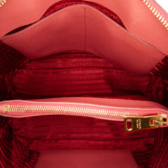 Medium Saffiano Lux Promenade Satchel