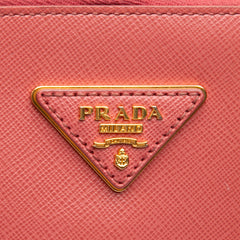 Medium Saffiano Lux Promenade Satchel