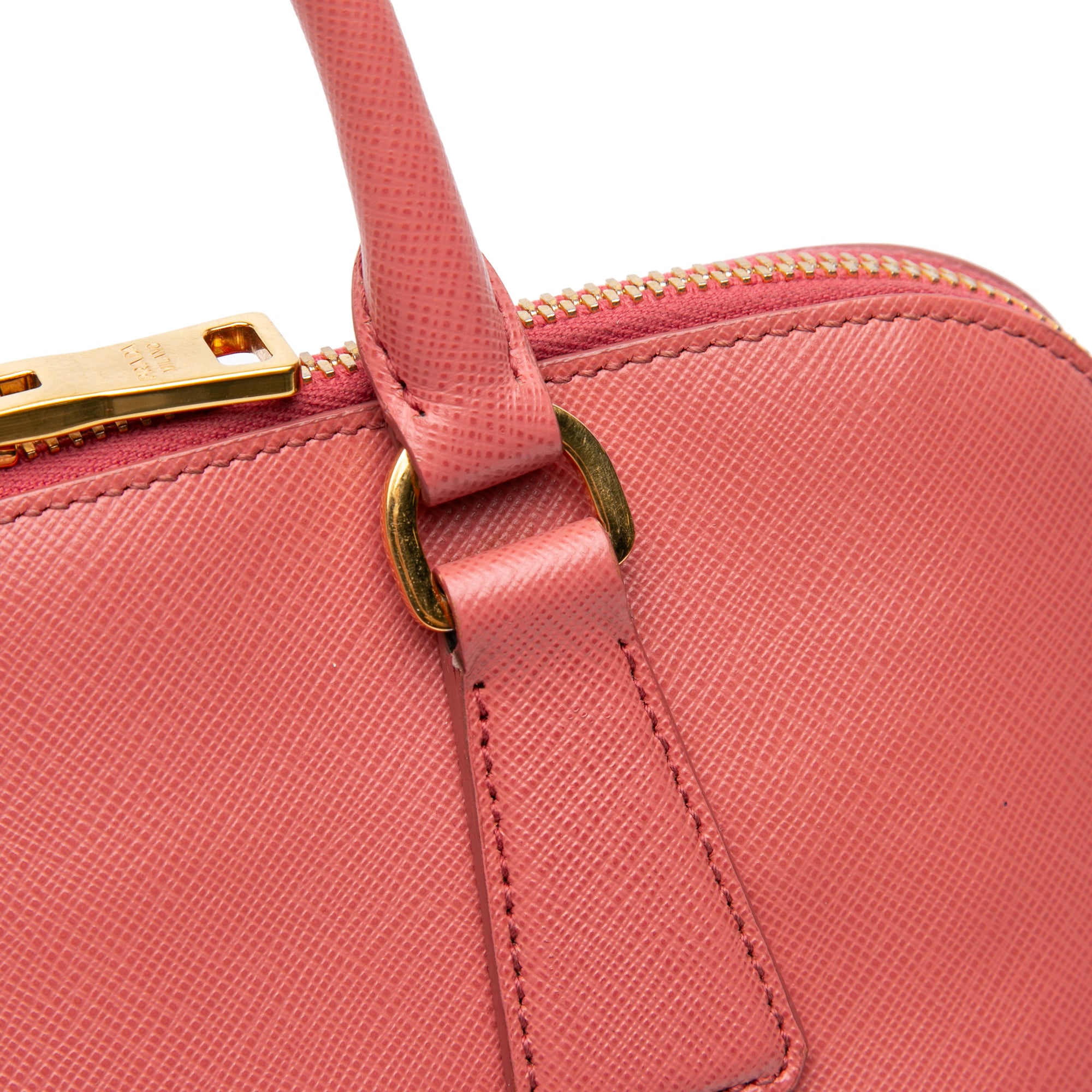 Medium Saffiano Lux Promenade Satchel