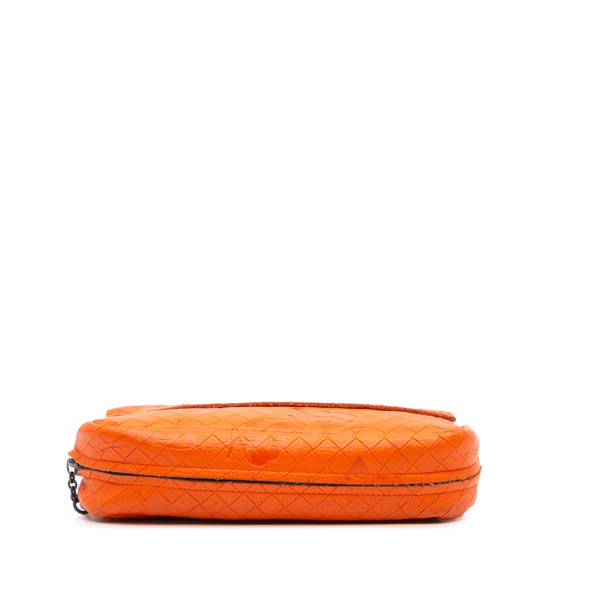 Leather Intrecciomirage Butterfly Chain Flap Crossbody