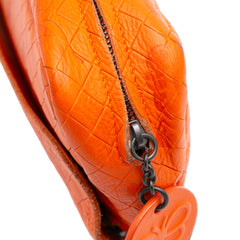 Leather Intrecciomirage Butterfly Chain Flap Crossbody