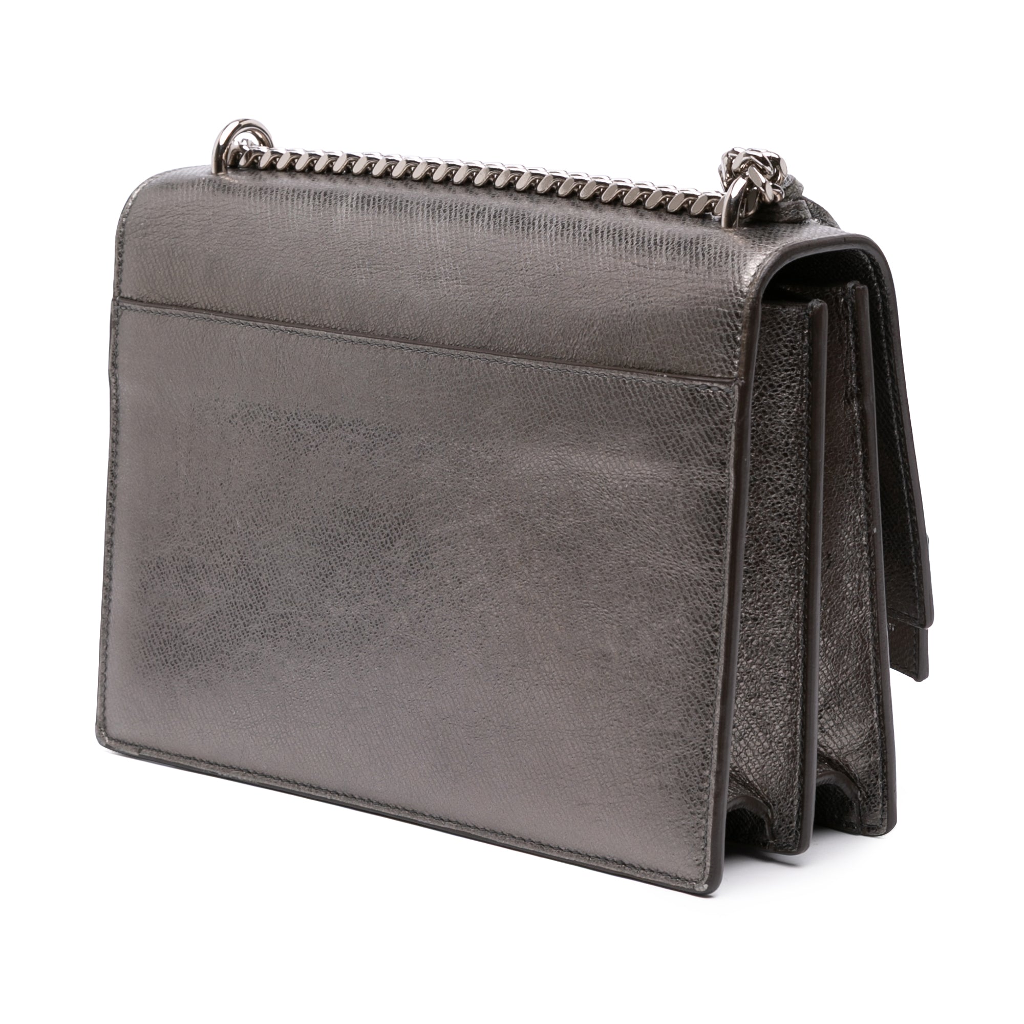 Medium Metallic Leather Monogram Sunset Crossbody
