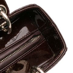 Medium Patent Cannage Lady Dior