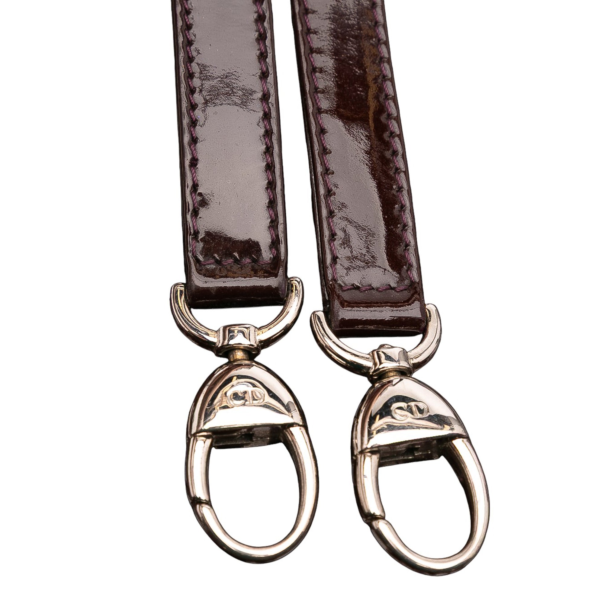 Medium Patent Cannage Lady Dior