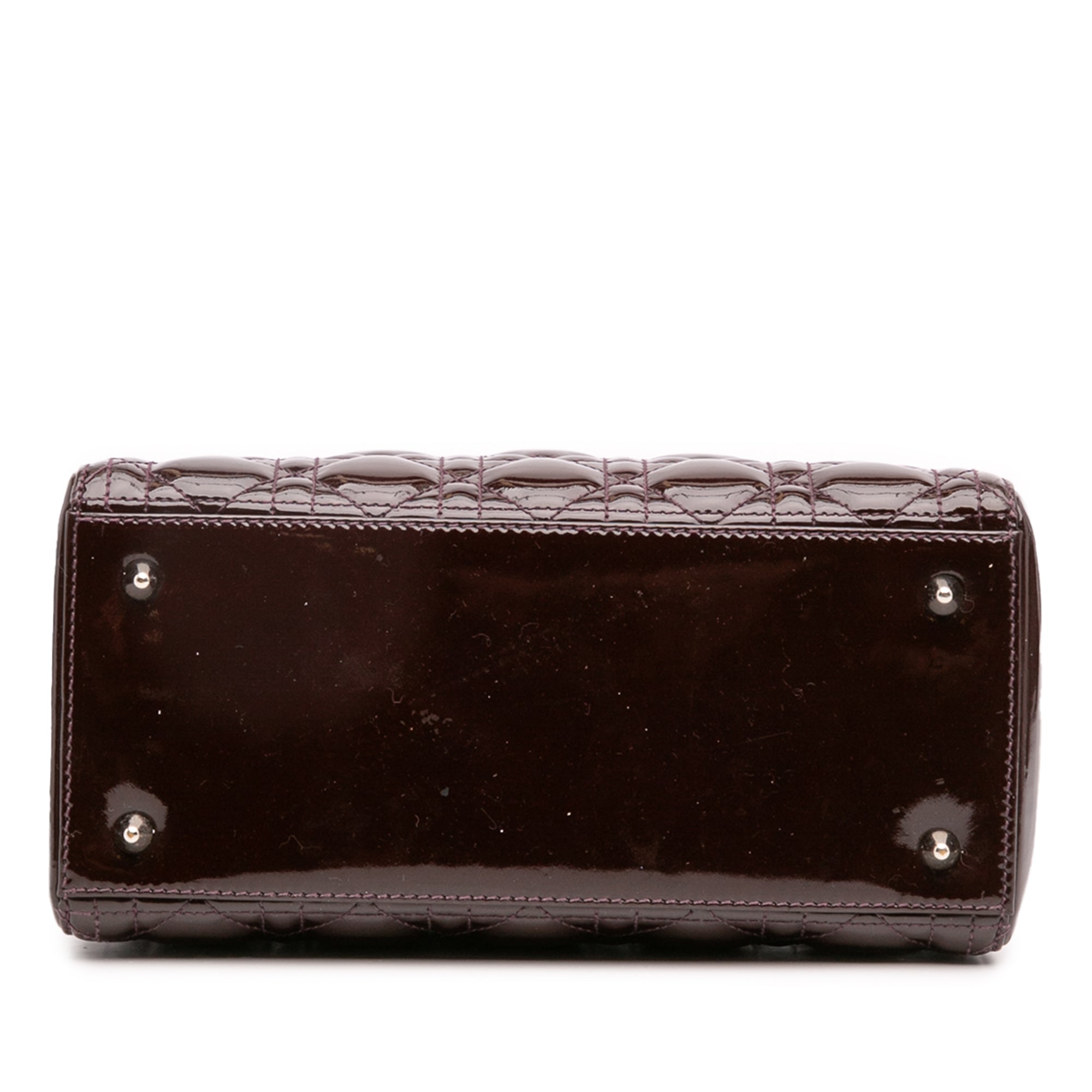 Medium Patent Cannage Lady Dior