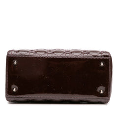 Medium Patent Cannage Lady Dior