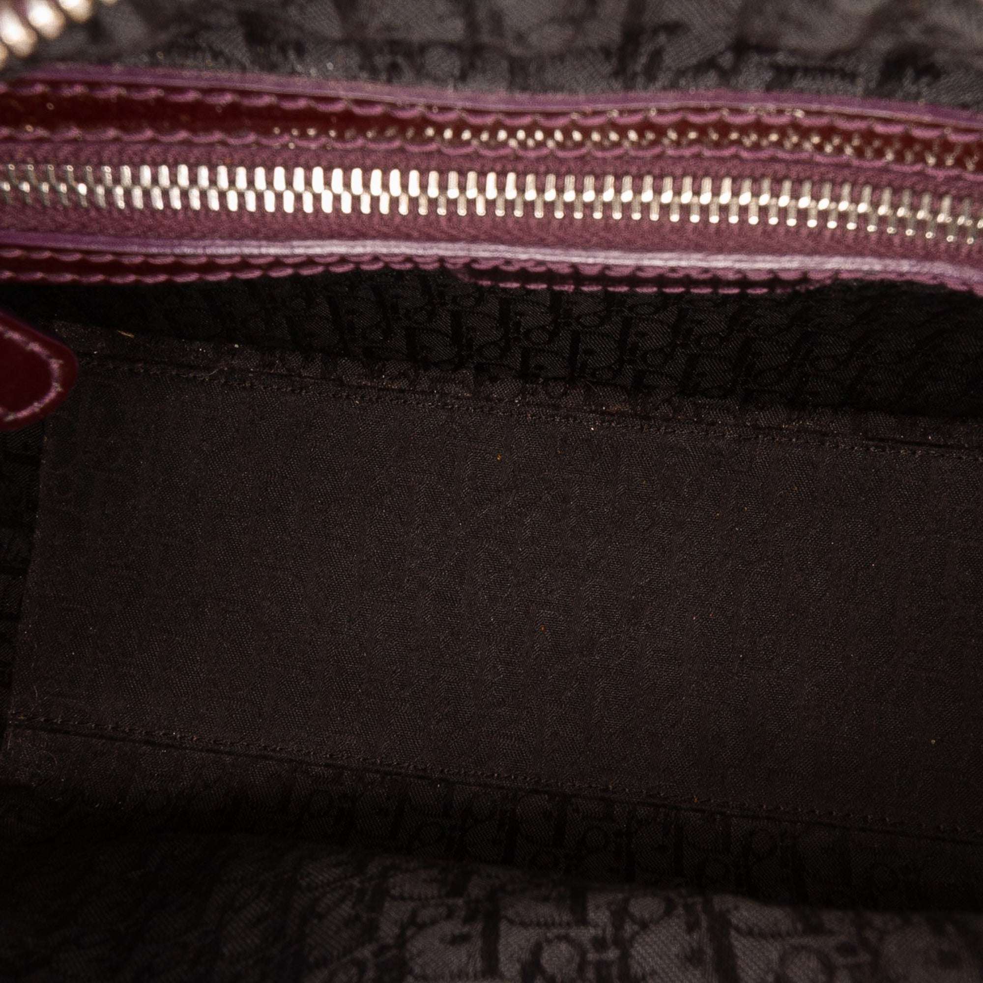 Medium Patent Cannage Lady Dior